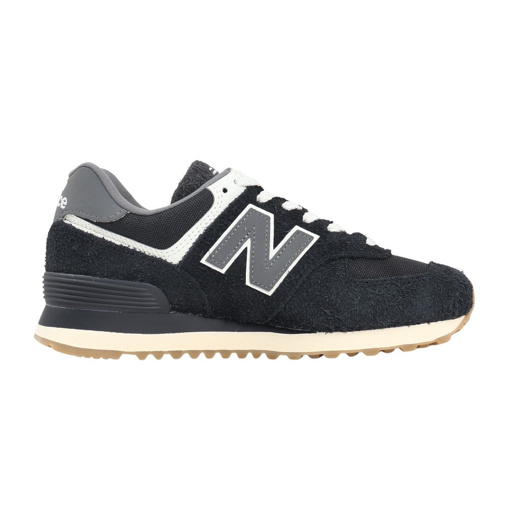 ニューバランス（new balance）（メンズ、レディース）スニーカー 574 ブラック U574RUSD スポーツシューズ 靴