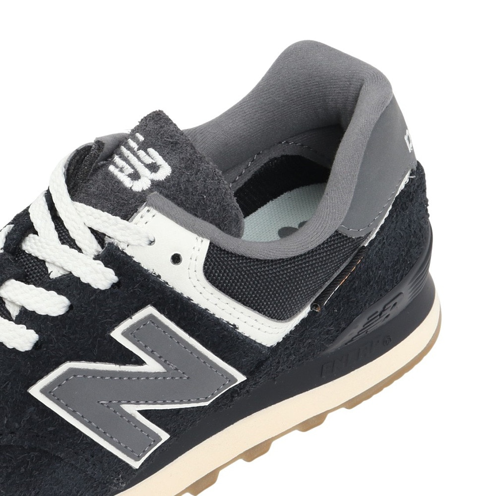 ニューバランス（new balance）（メンズ、レディース）スニーカー 574 ブラック U574RUSD スポーツシューズ 靴