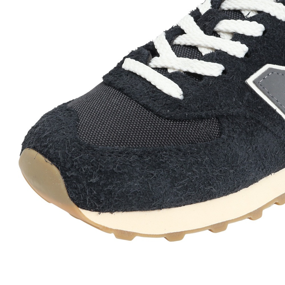 ニューバランス（new balance）（メンズ、レディース）スニーカー 574 ブラック U574RUSD スポーツシューズ 靴