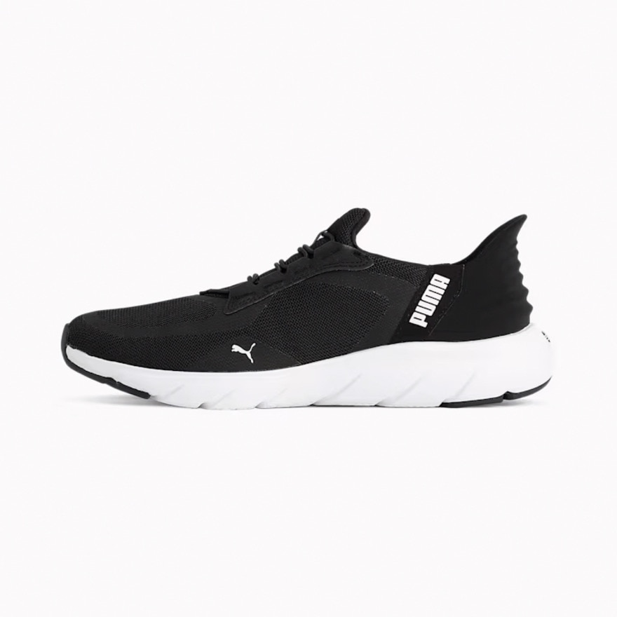 プーマ（PUMA）（メンズ、レディース）スニーカー ソフトライド フレックスレース イーズイン ALT ブラック 31199601 スポーツシューズ