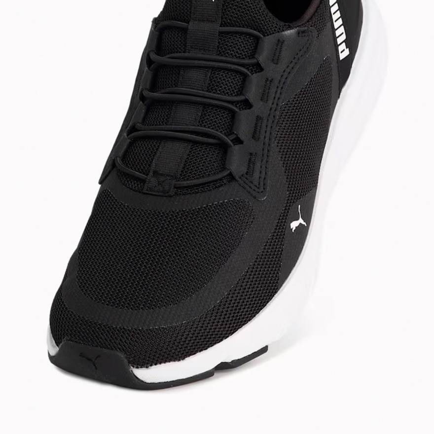 プーマ（PUMA）（メンズ、レディース）スニーカー ソフトライド フレックスレース イーズイン ALT ブラック 31199601 スポーツシューズ