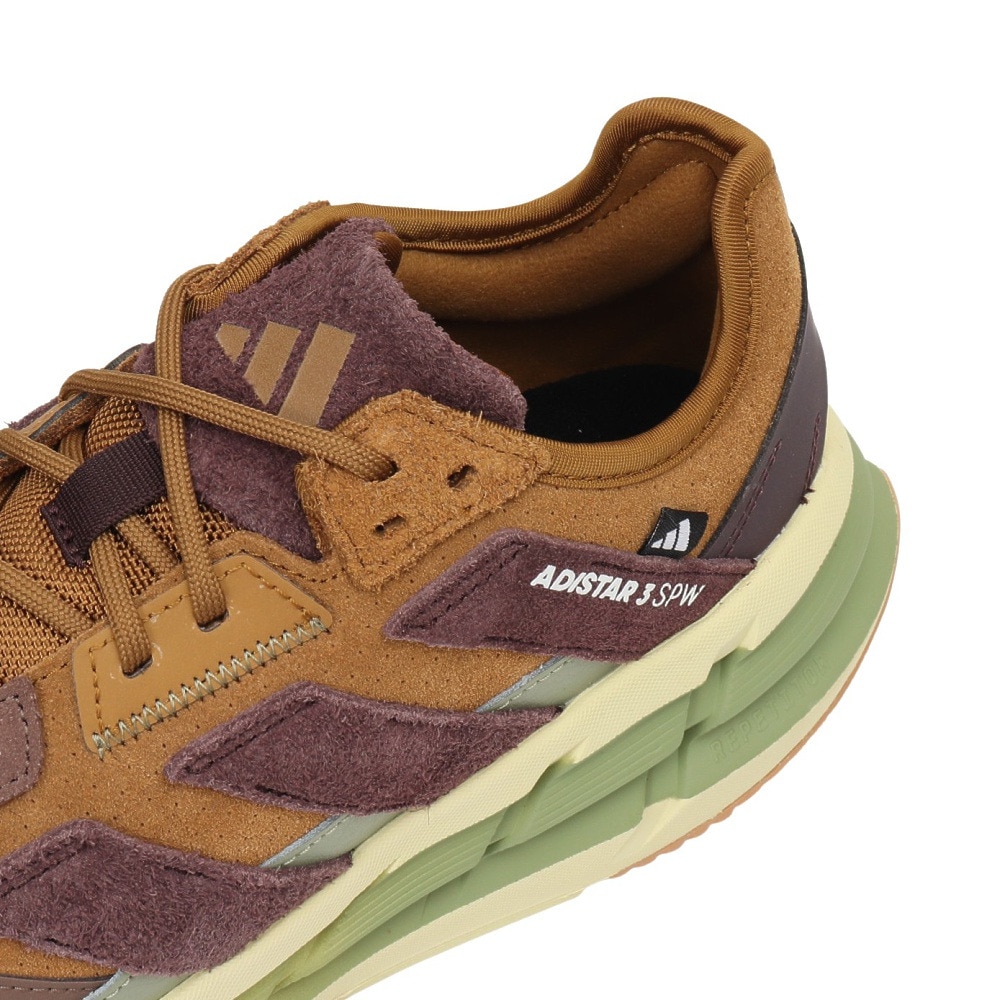 アディダス（adidas）（メンズ）スニーカー スポーツシューズ アディスター 3 スポーツウェア ブラウン JQ0761 スポーツ カジュアルシューズ