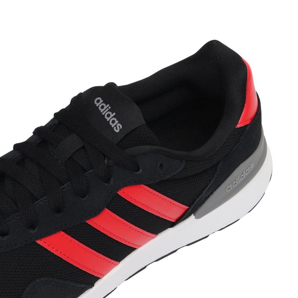 アディダス（adidas）（メンズ）スニーカー スポーツシューズ ラン 60s 4.0 ブラック JR8571 スポーツ カジュアルシューズ