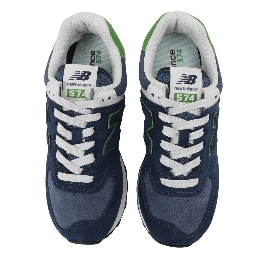 ニューバランス（new balance）（メンズ、レディース）スニーカー スポーツシューズ 574 ネイビー U574QBL D カジュアルシューズ