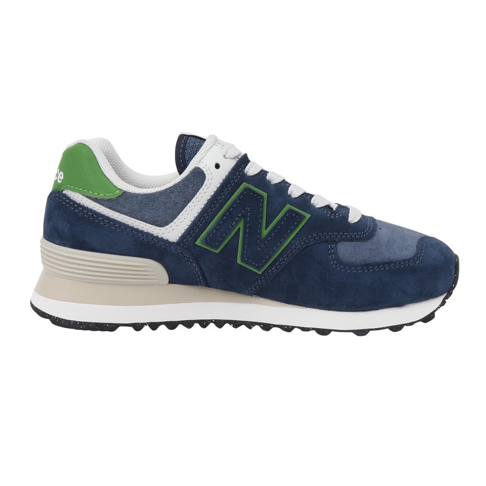 ニューバランス（new balance）（メンズ、レディース）スニーカー スポーツシューズ 574 ネイビー U574QBL D カジュアルシューズ