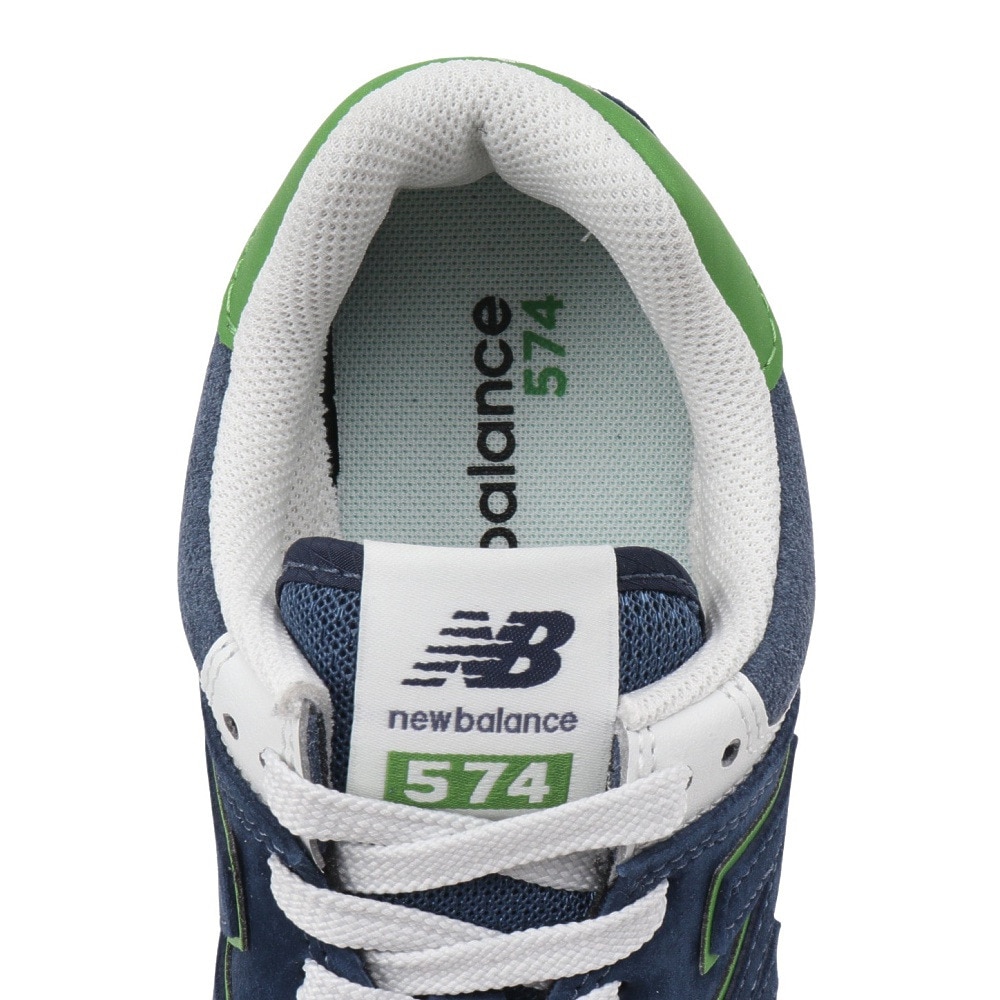 ニューバランス（new balance）（メンズ、レディース）スニーカー スポーツシューズ 574 ネイビー U574QBL D カジュアルシューズ