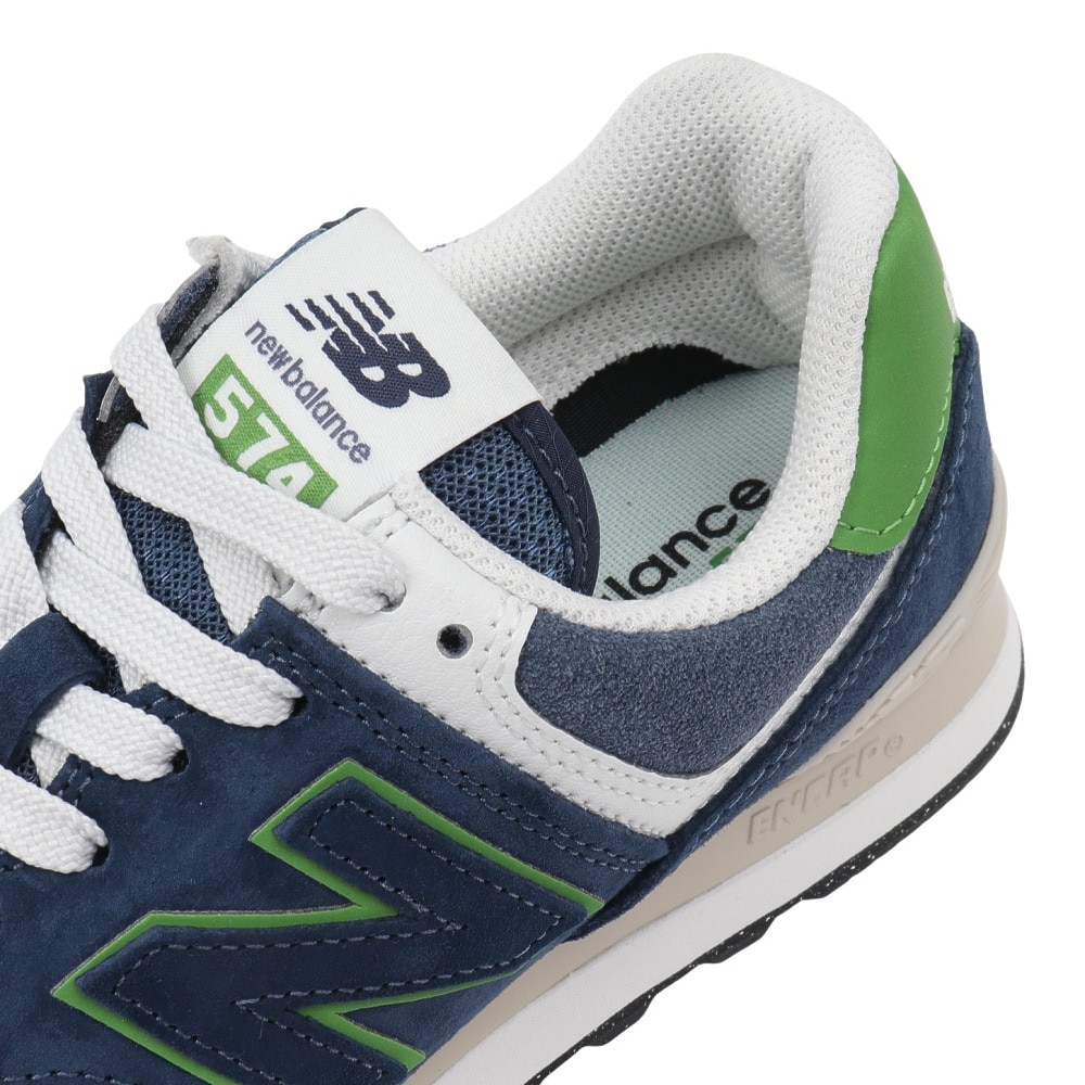 ニューバランス（new balance）（メンズ、レディース）スニーカー スポーツシューズ 574 ネイビー U574QBL D カジュアルシューズ