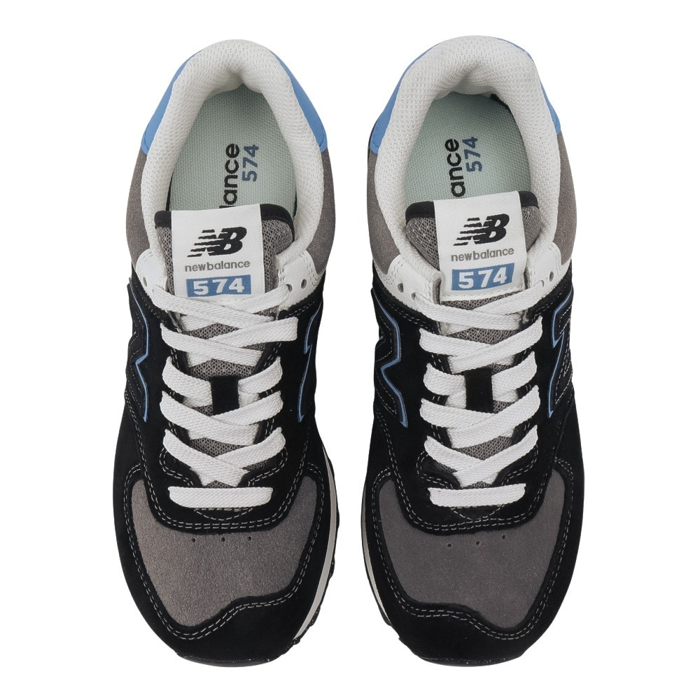 ニューバランス（new balance）（メンズ、レディース）スニーカー スポーツシューズ 574 ブラック U574QRB D カジュアルシューズ