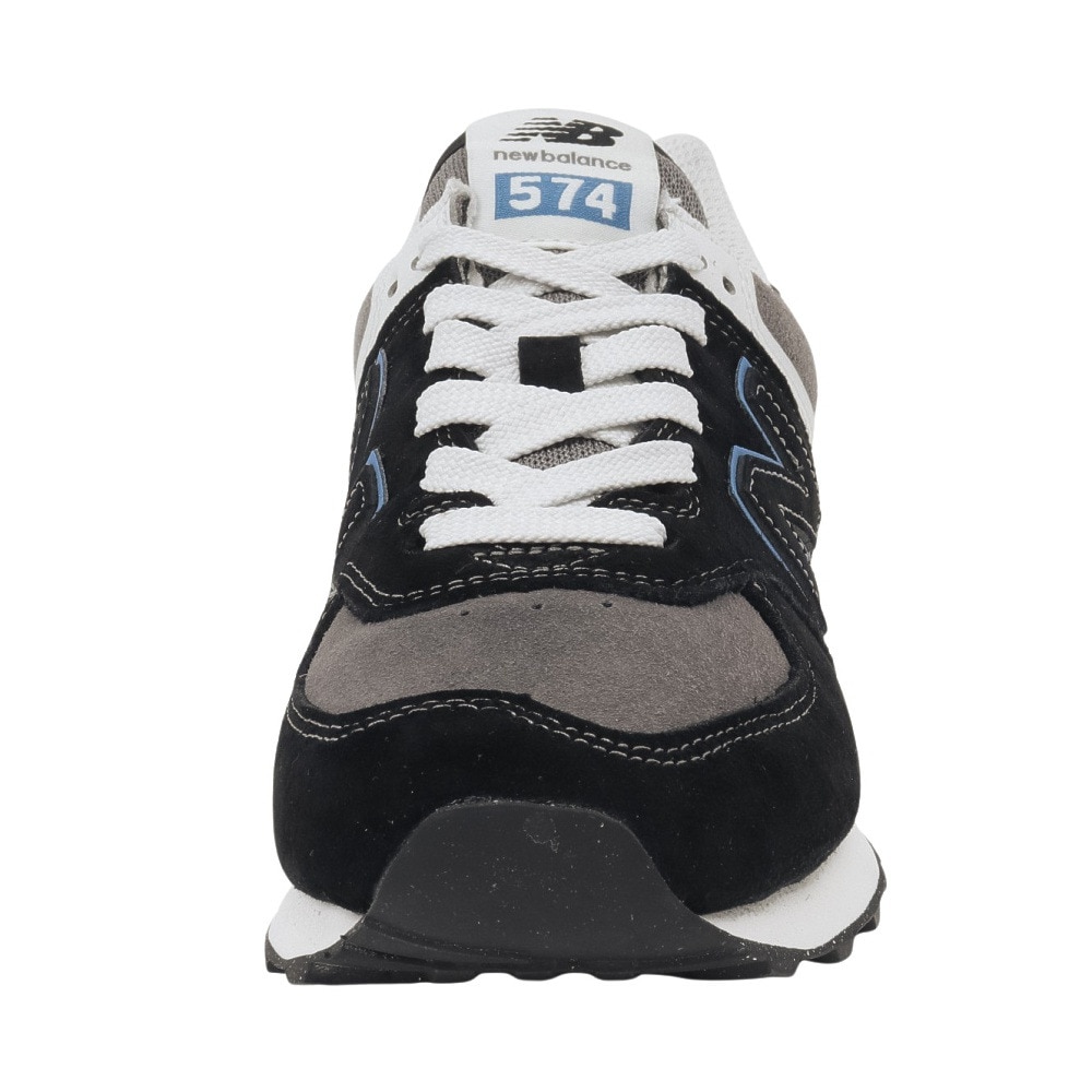 ニューバランス（new balance）（メンズ、レディース）スニーカー スポーツシューズ 574 ブラック U574QRB D カジュアルシューズ