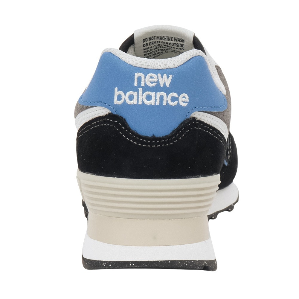 ニューバランス（new balance）（メンズ、レディース）スニーカー スポーツシューズ 574 ブラック U574QRB D カジュアルシューズ