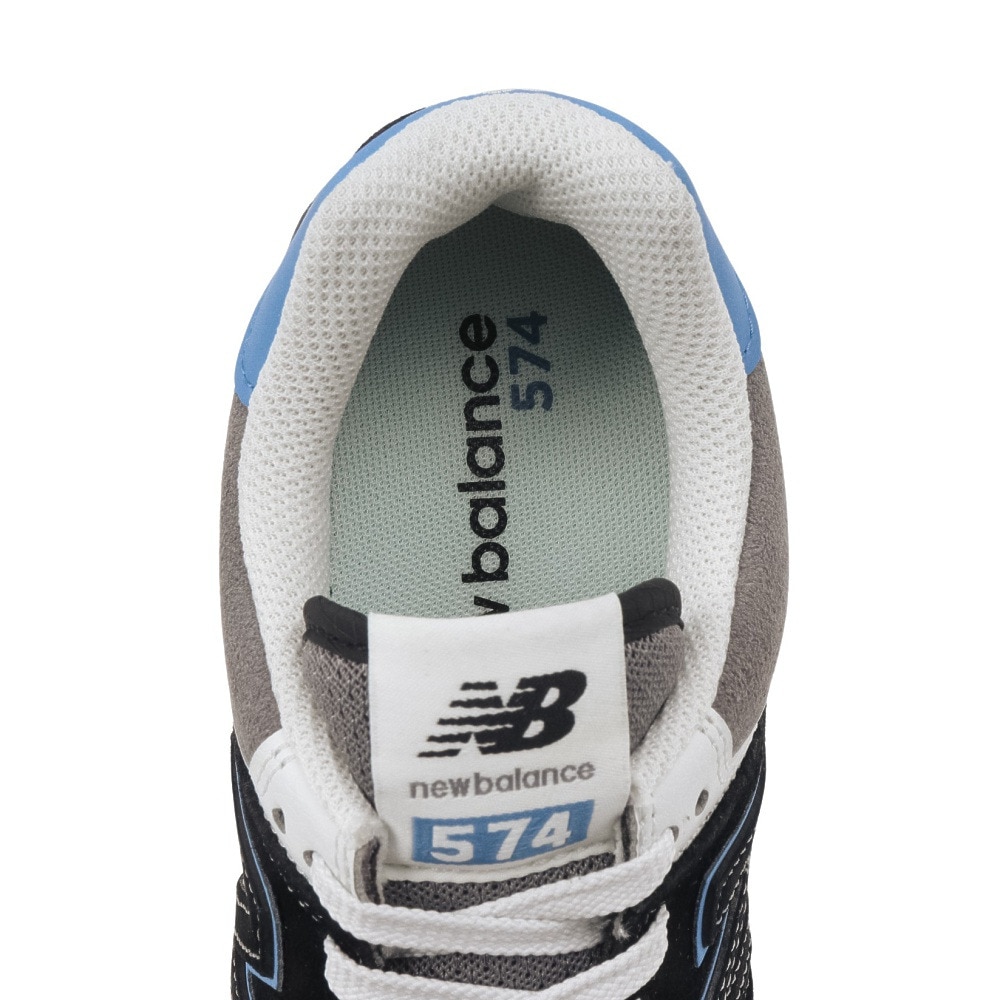 ニューバランス（new balance）（メンズ、レディース）スニーカー スポーツシューズ 574 ブラック U574QRB D カジュアルシューズ