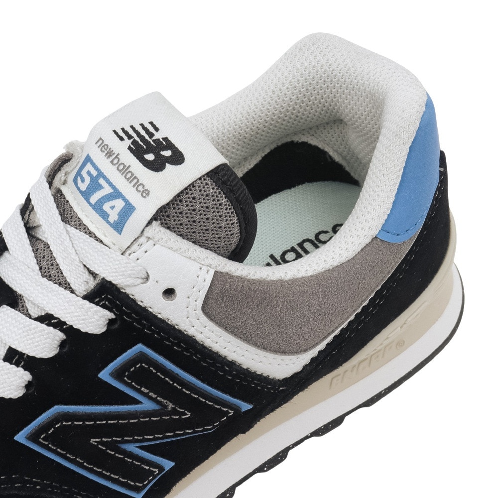 ニューバランス（new balance）（メンズ、レディース）スニーカー スポーツシューズ 574 ブラック U574QRB D カジュアルシューズ