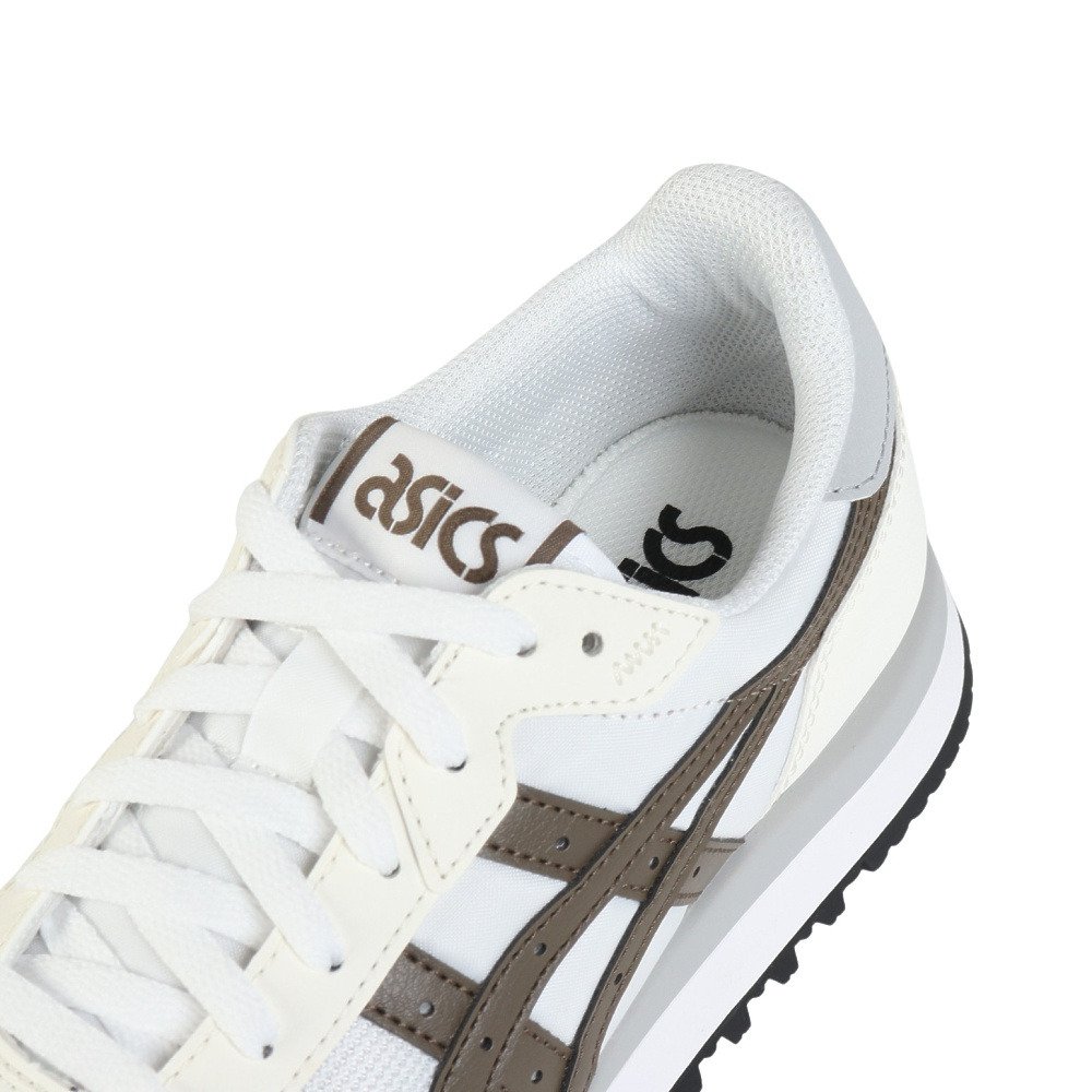 アシックス（ASICS）（メンズ、レディース）スニーカー スポーツシューズ タイガーランナー 2 ホワイト ブラウン 1203A612.102 カジュアル シューズ