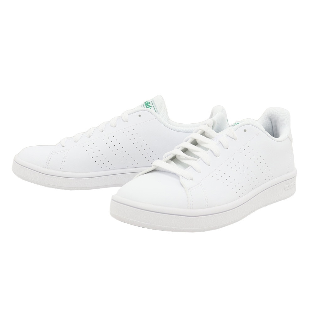 アディダス（adidas）（メンズ）アドバンコート ベース ADVANCOURT BASE 白 ホワイト EE7690 通学 学生 靴 シューズ スニーカー メンズ ランニング ジム