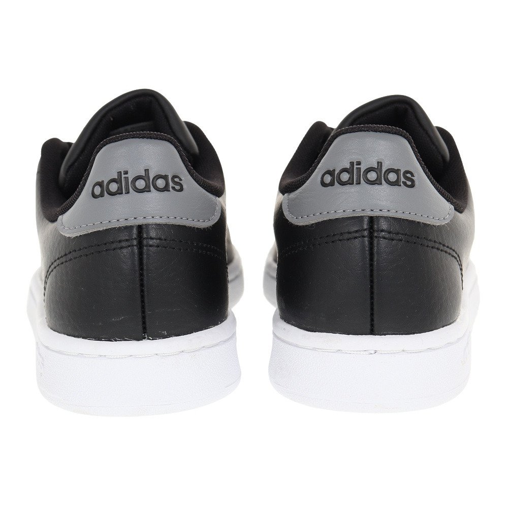 アディダス アドバンコート レザー U 黒 ブラック F スポーツシューズ 通学 シンプル レザー レディース スニーカー スポーツ用品はスーパースポーツゼビオ