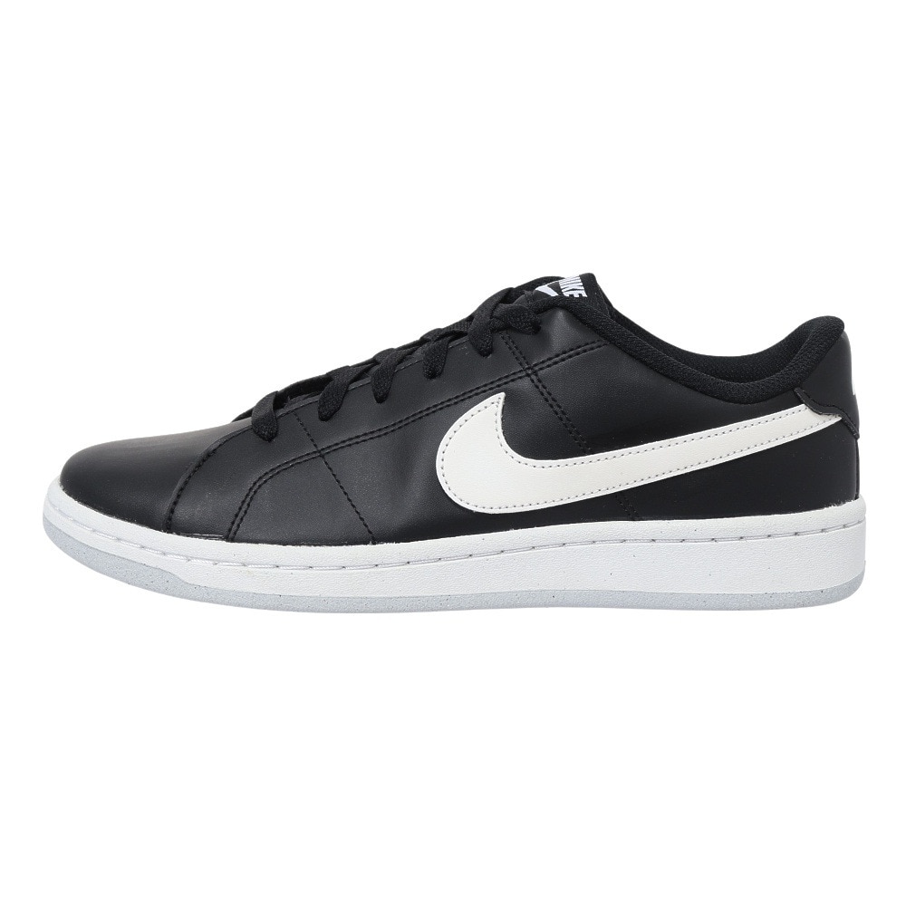 ナイキ（NIKE）（メンズ）スニーカー コート ロイヤル 2 NN ブラック ホワイト DH3160-001 スポーツシューズ  シンプル リサイクル 通学 学生 カジュアル