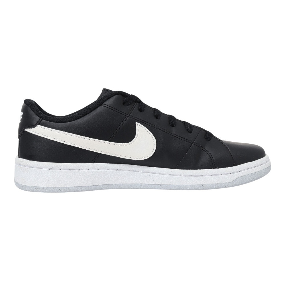 ナイキ（NIKE）（メンズ）スニーカー コート ロイヤル 2 NN ブラック ホワイト DH3160-001 スポーツシューズ  シンプル リサイクル 通学 学生 カジュアル