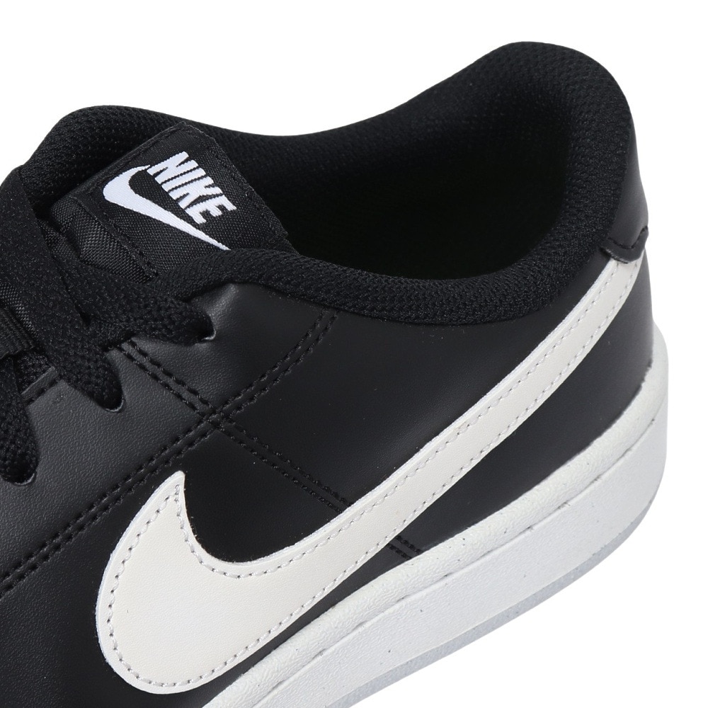 ナイキ（NIKE）（メンズ）スニーカー コート ロイヤル 2 NN ブラック ホワイト DH3160-001 スポーツシューズ  シンプル リサイクル 通学 学生 カジュアル