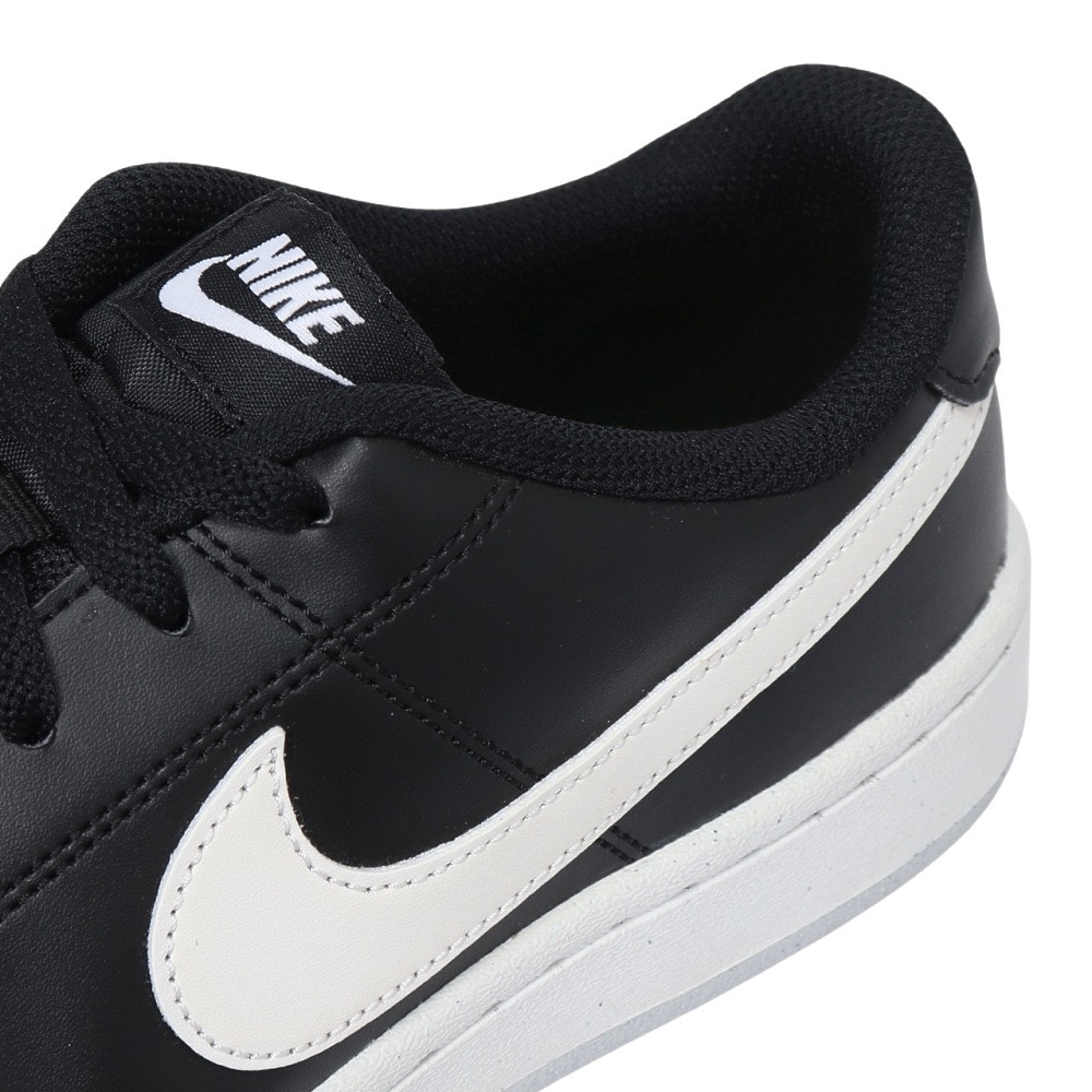 ナイキ（NIKE）（メンズ）スニーカー コート ロイヤル 2 NN ブラック ホワイト DH3160-001 スポーツシューズ 靴 ローカット ビーガンシューズ シンプル 耐久性