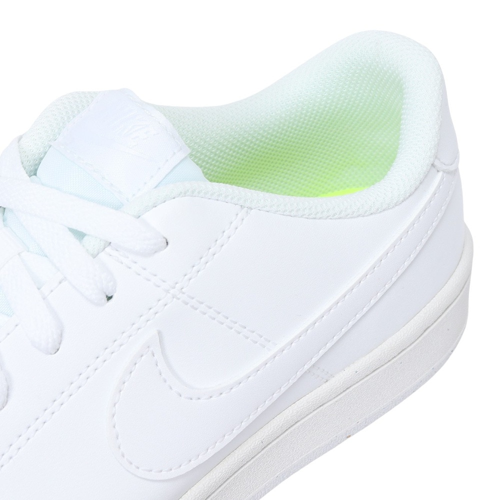 ナイキ（NIKE）（メンズ）スニーカー コート ロイヤル 2 NN ホワイト DH3160-100 スポーツシューズ シンプル リサイクル 通学 学生 カジュアル