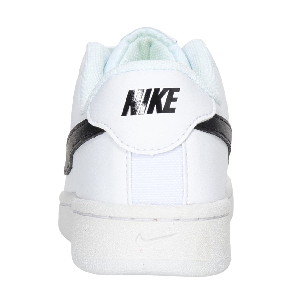 ナイキ（NIKE）（メンズ）スニーカー コート ロイヤル 2 NN ホワイト ブラック DH3160-101 スポーツシューズ  シンプル リサイクル 通学 学生 カジュアル