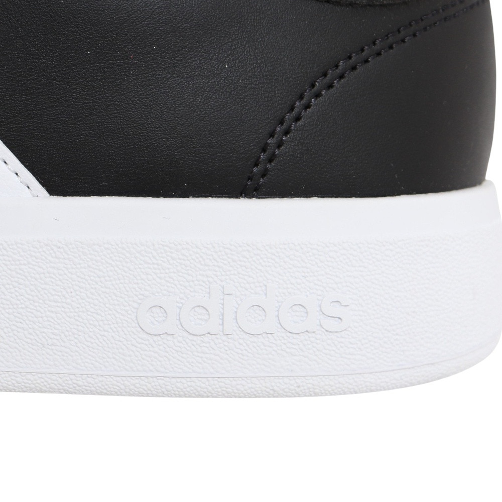 アディダス（adidas）（メンズ）スニーカー グランドコートベース2M ブラック ホワイト GW9251 カジュアル スポーツシューズ クラシカル 部活 通学 運動