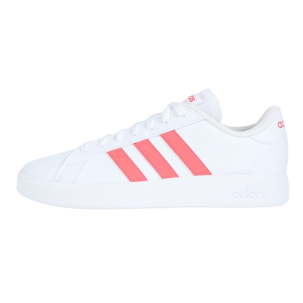 アディダス（adidas）（メンズ）スニーカー グランドコートベース2.0M ホワイト ID3021 カジュアル スポーツシューズ クラシカル 部活 通学 運動