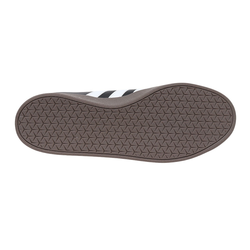 アディダス（adidas）（メンズ）スニーカー VLコートベース M ブラック ID3712 カジュアル スポーツ シューズ 快適 タウン 街履き 普段使い 登校 通学 