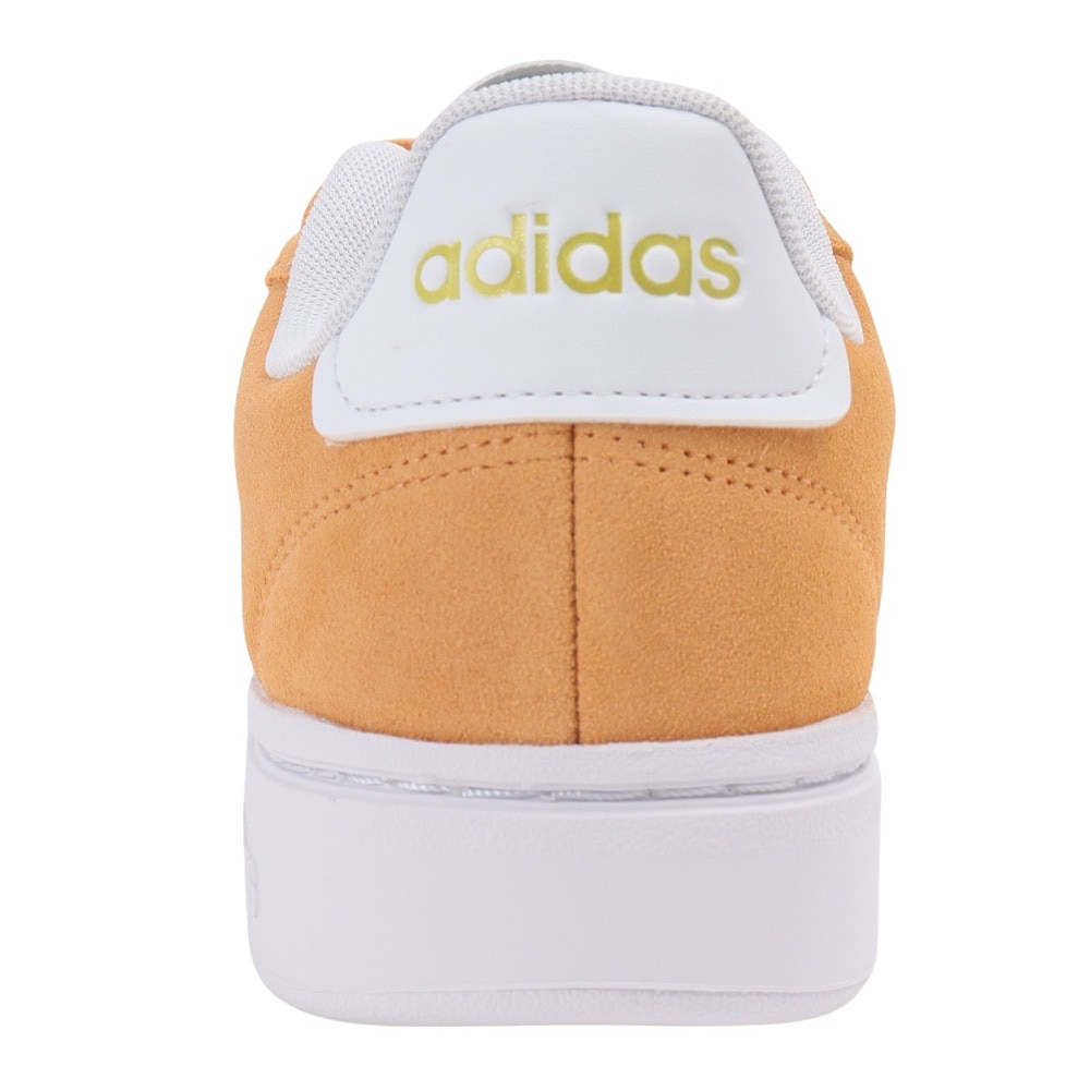 アディダス（adidas）（メンズ）スニーカー グランドコートアルファ オレンジ IE1463 カジュアル スポーツ シューズ 快適 タウン 街履き 普段使い 登校 通学 