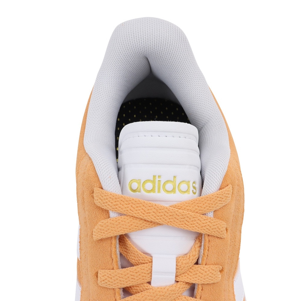 アディダス（adidas）（メンズ）スニーカー グランドコートアルファ オレンジ IE1463 カジュアル スポーツ シューズ 快適 タウン 街履き 普段使い 登校 通学 