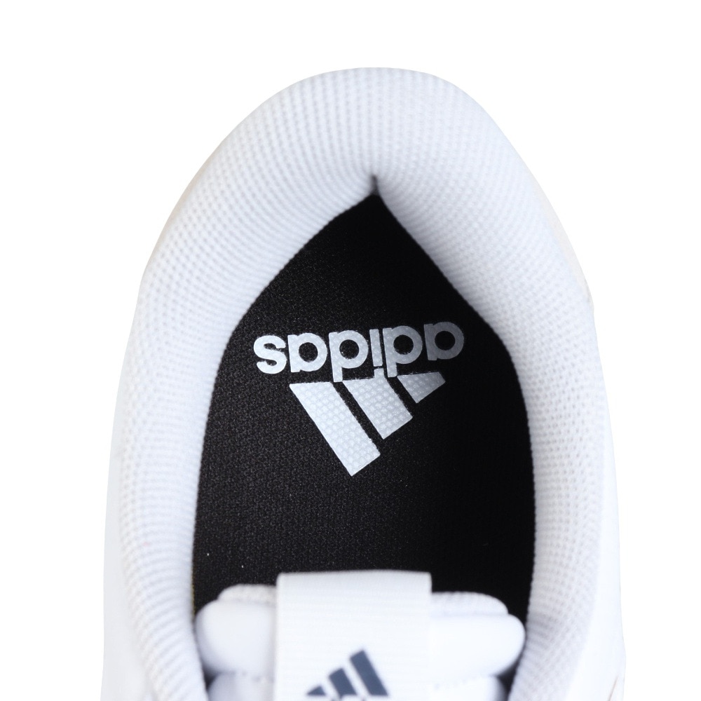アディダス（adidas）（メンズ）スニーカー VLコート3.0 ホワイト レッド IF4464 カジュアル スポーツシューズ クッション性 タウン 町履き 登校 通学 