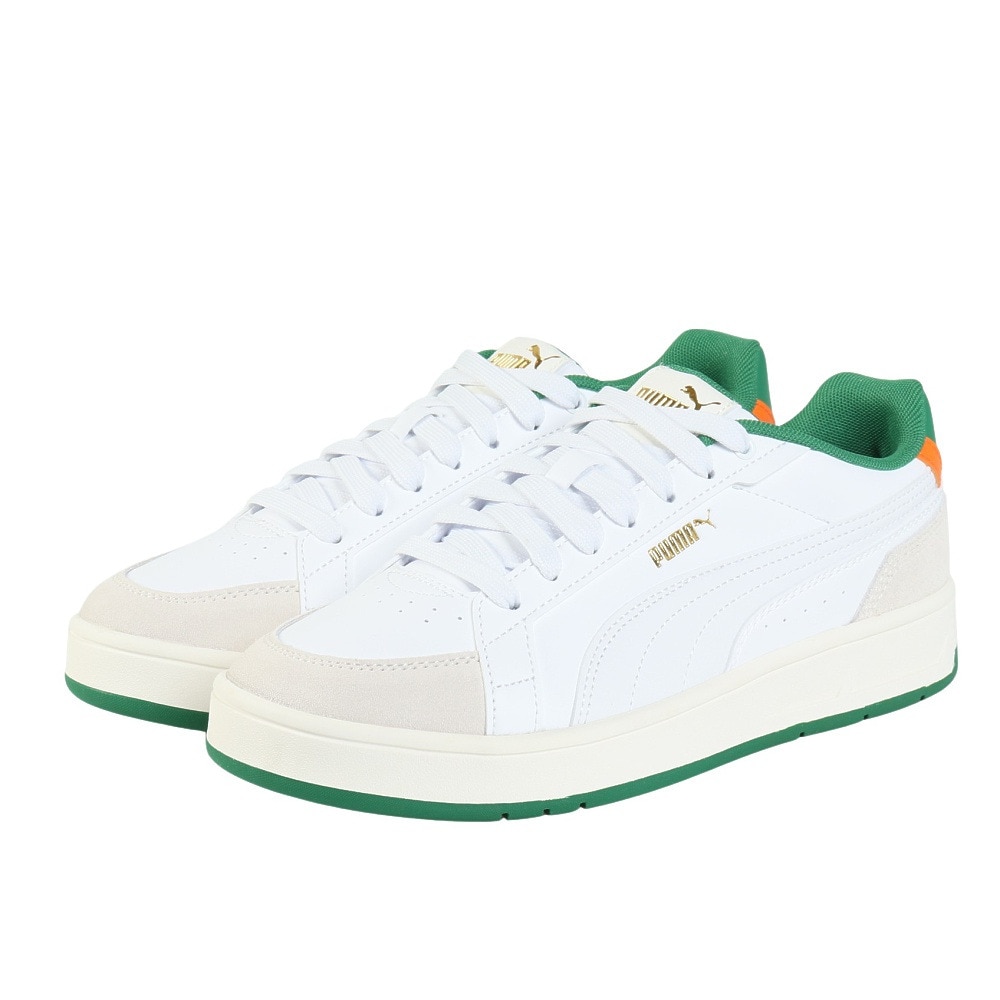 プーマ（PUMA）（メンズ）スニーカー スポーツシューズ コート クラシコ スポーツ ホワイト グリーン 40073103 スポーツ カジュアル シューズ ストリート