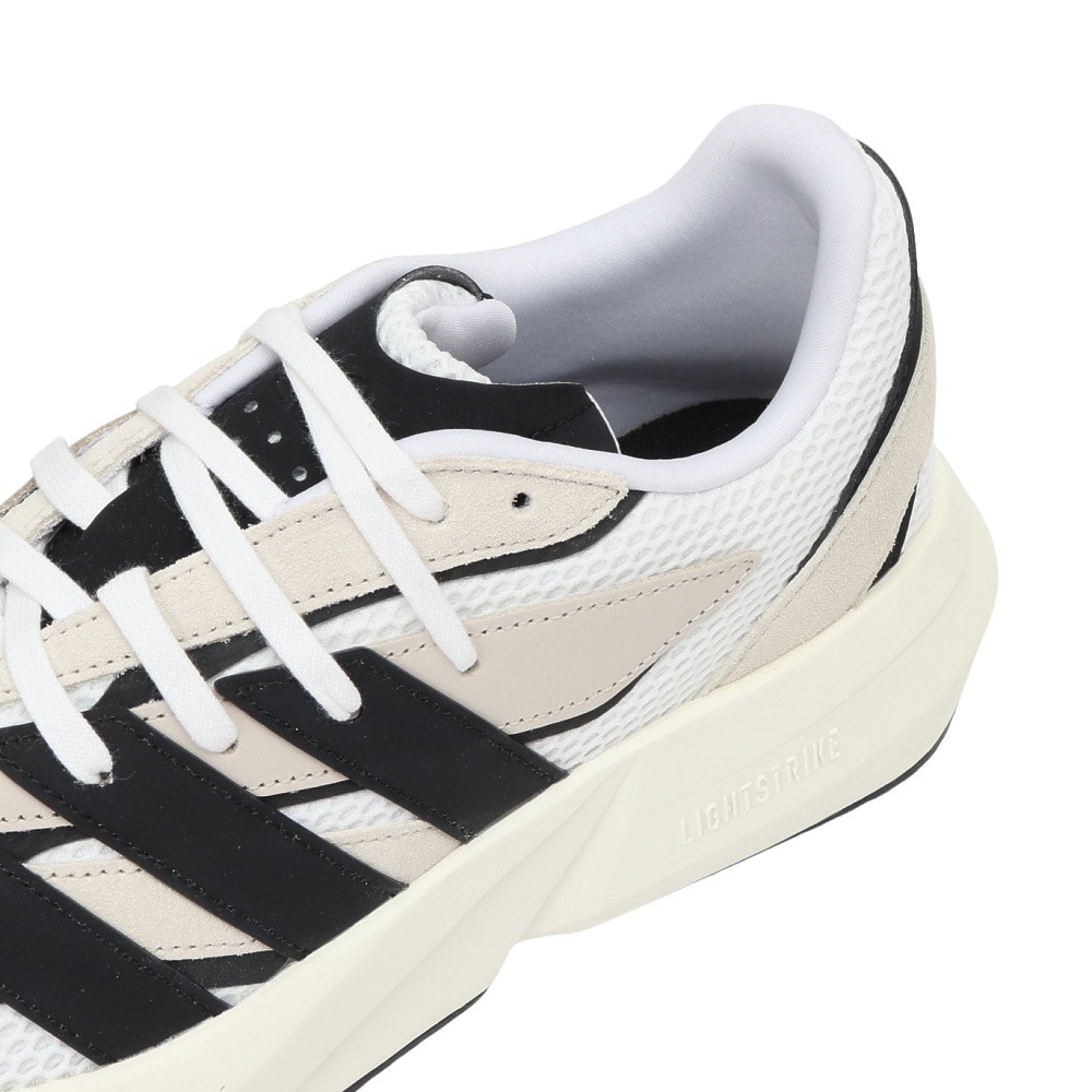 アディダス（adidas）（メンズ）スニーカー スポーツシューズ ライトブレイズ ベージュ ブラック JH6944 スポーツ カジュアルシューズ