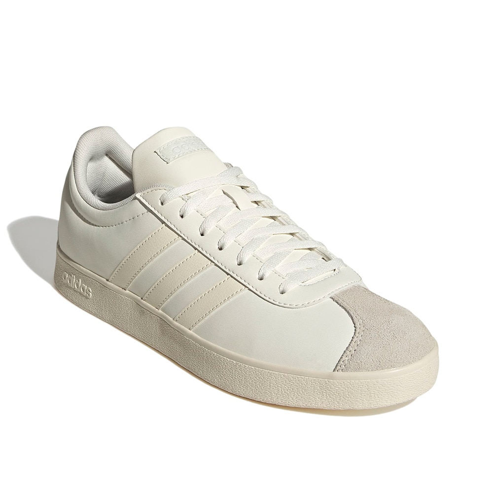 アディダス（adidas）（メンズ、レディース）スニーカー スポーツシューズ VL コート ベース オフホワイト JQ3038 カジュアルシューズ スポーツ