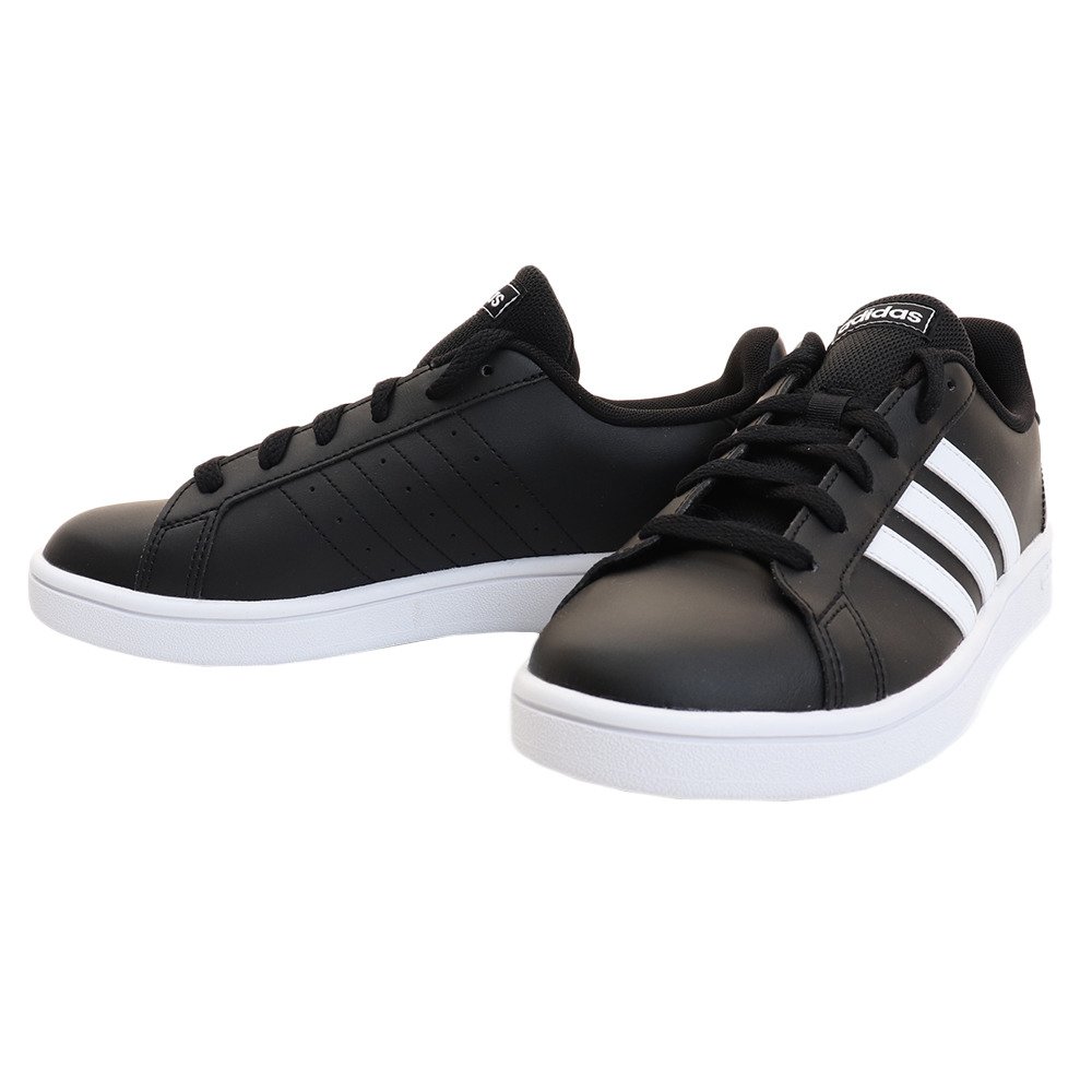 アディダス アディダス Adidas メンズ グランド コート ベース 黒 ブラック ホワイト Ee7900 オンライン価格 スニーカー アウトドア 通勤 通学 カジュアル スポーツ用品はスーパースポーツゼビオ