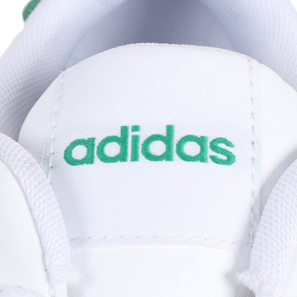 アディダス（adidas）（メンズ）スニーカー アドバンコート U ホワイト グリーン GZ5300 カジュアル スポーツ シューズ 快適 タウン 街履き 登校 通学