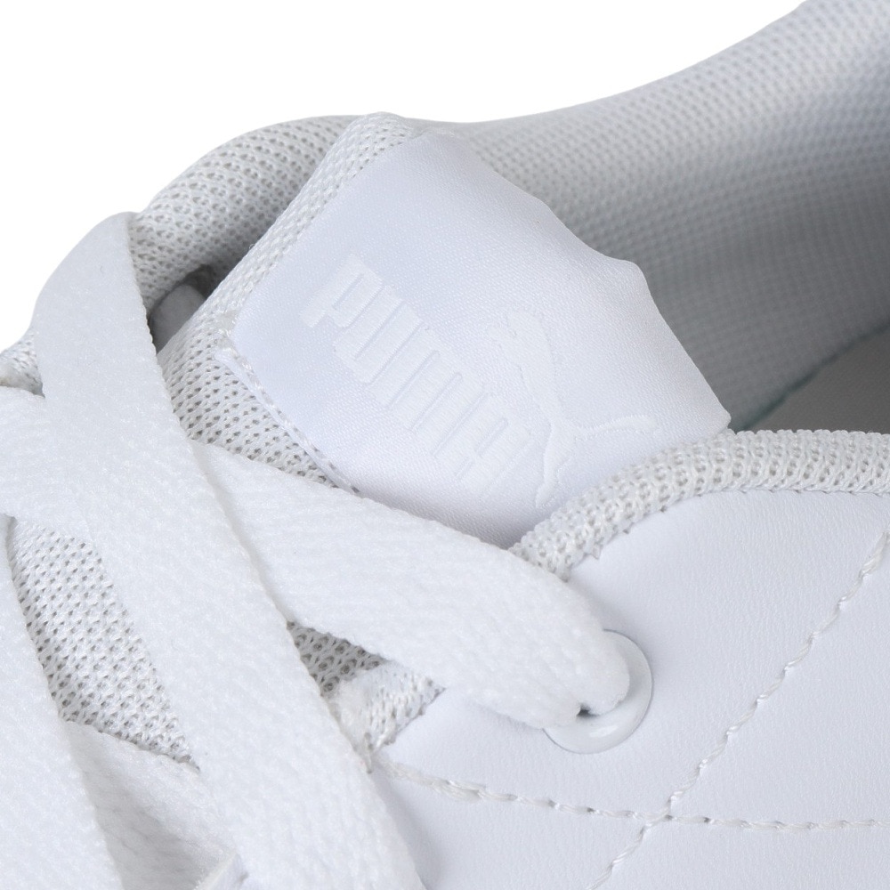 プーマ（PUMA）（メンズ、レディース）スニーカー Vコートバルク ホワイト 38990701 スポーツ シューズ クッション性  シンプル 学校 部活 登校 通学 白靴