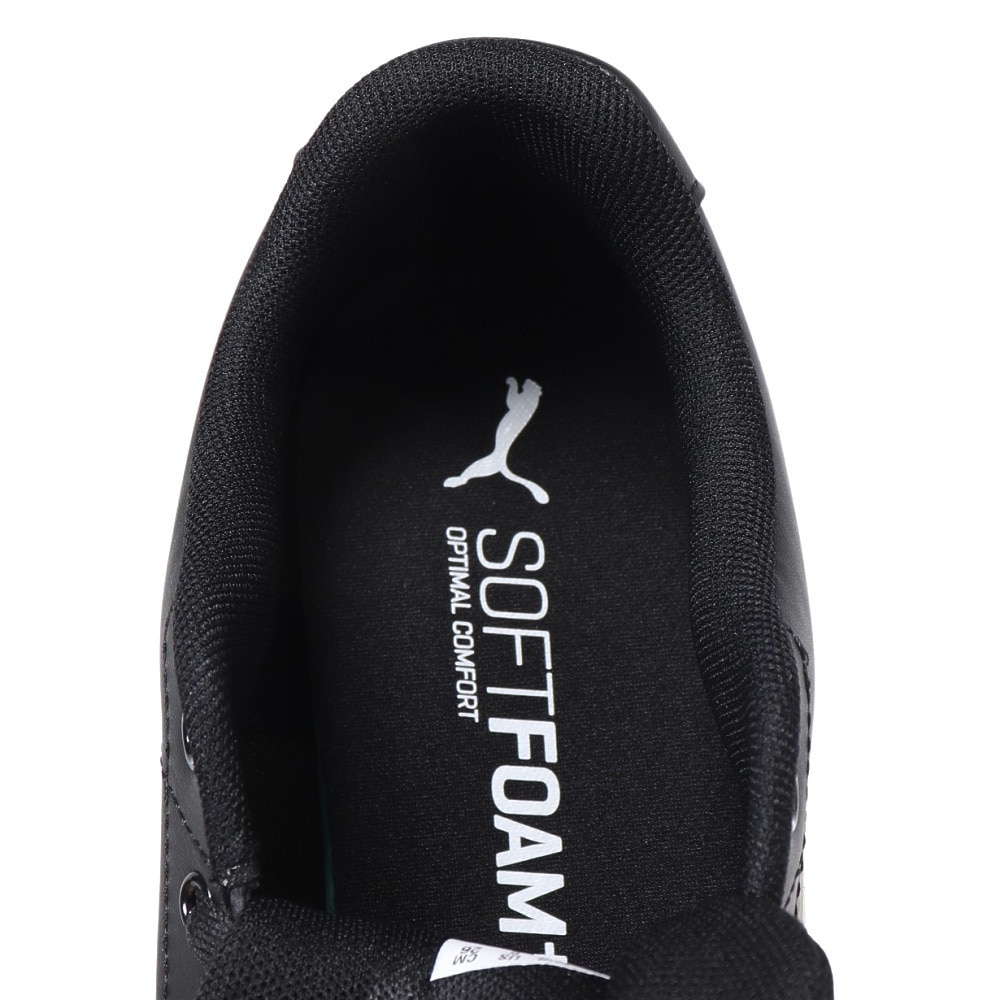 プーマ（PUMA）（メンズ、レディース）スニーカー Vコートバルクブラック ホワイト 38990702 スポーツ シューズ クッション性  シンプル 学校 部活 登校 通学