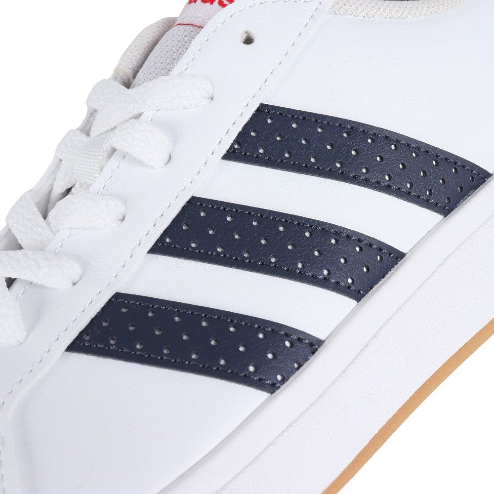 アディダス（adidas）（メンズ、レディース）スニーカー スポーツシューズ テニス グランドコート ライフスタイル コート カジュアル MDA21-HR0230