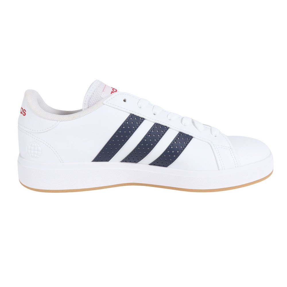 アディダス（adidas）（メンズ、レディース）スニーカー スポーツシューズ テニス グランドコート ライフスタイル コート カジュアル MDA21-HR0230