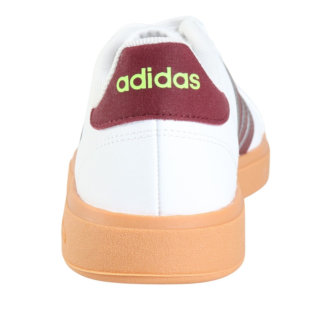 アディダス（adidas）（メンズ、レディース）スニーカー グランドコートベース2.0U ホワイト ID1181 カジュアル スポーツシューズ クラシカル 部活 通学 運動