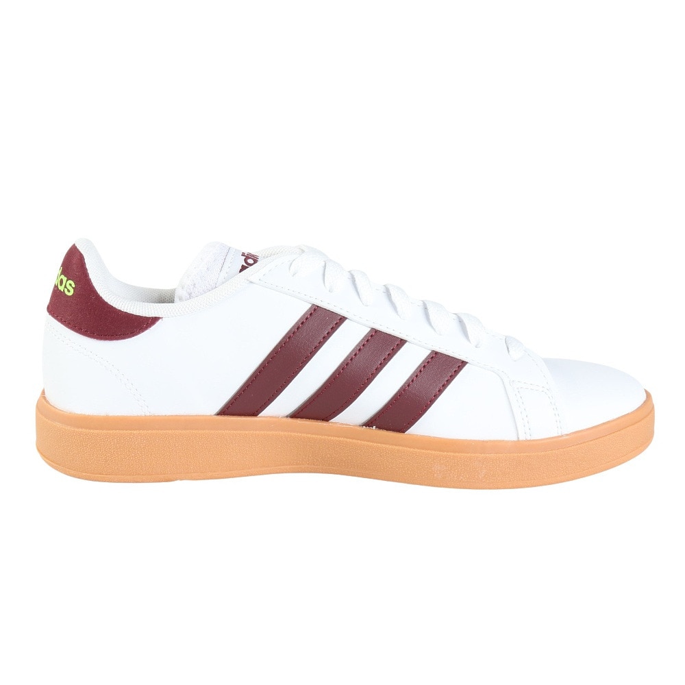 アディダス（adidas）（メンズ、レディース）スニーカー グランドコートベース2.0U ホワイト ID1181 カジュアル スポーツシューズ クラシカル 部活 通学 運動