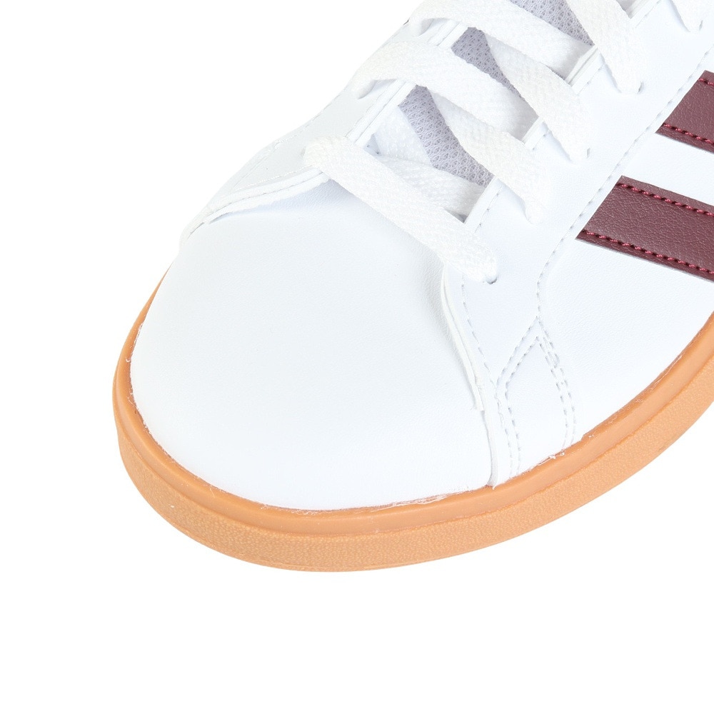 アディダス（adidas）（メンズ、レディース）スニーカー グランドコートベース2.0U ホワイト ID1181 カジュアル スポーツシューズ クラシカル 部活 通学 運動