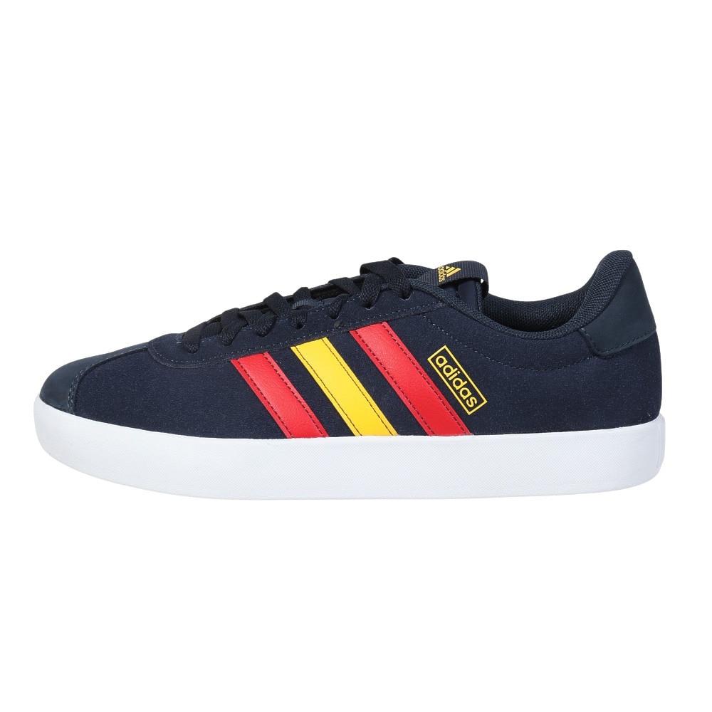 アディダス（adidas）（メンズ、レディース）スニーカー VL コート 3.0 ネイビー IF4461 カジュアル スポーツシューズ 軽量 クッション性 タウン 町履き