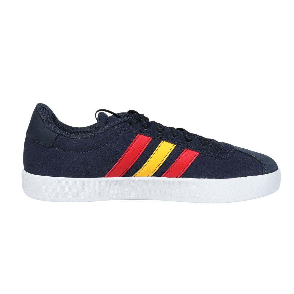 アディダス（adidas）（メンズ、レディース）スニーカー VL コート 3.0 ネイビー IF4461 カジュアル スポーツシューズ 軽量 クッション性 タウン 町履き