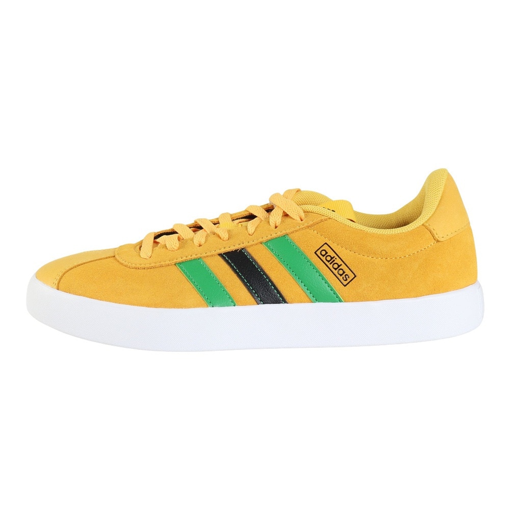 アディダス（adidas）（メンズ、レディース）スニーカー VL コート 3.0 マスタード IF4463 カジュアル スポーツシューズ 軽量 クッション性 タウン 町履き
