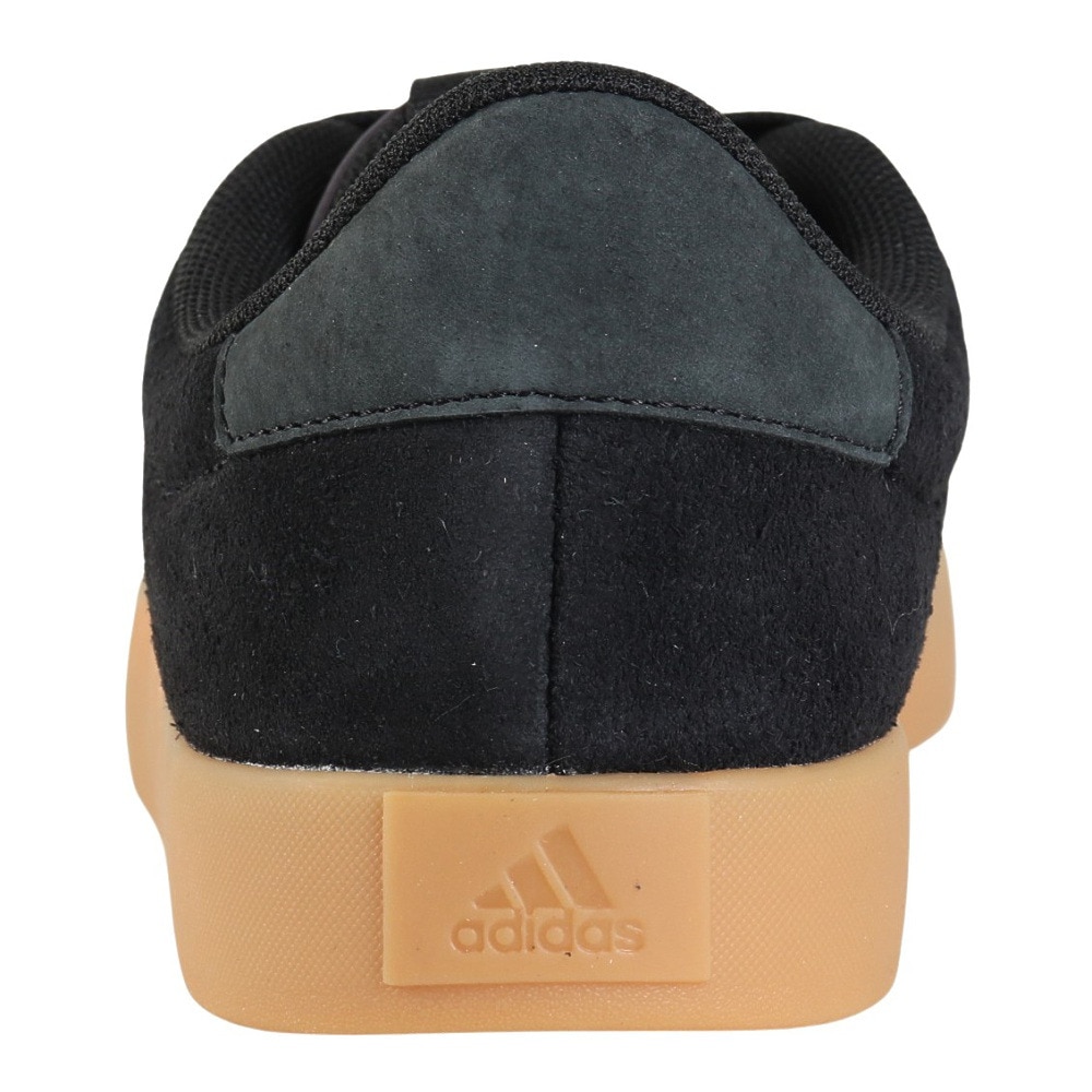 アディダス（adidas）（メンズ、レディース）スニーカー VLコート3.0 ブラック ホワイト IH4789 カジュアル スポーツシューズ クッション性 普段使 登校 通学