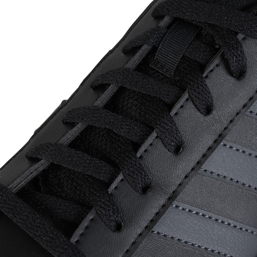 アディダス（adidas）（メンズ、レディース）スニーカー グランドコート TD ライフスタイル コート ブラック JH9365 カジュアル スポーツシューズ 靴