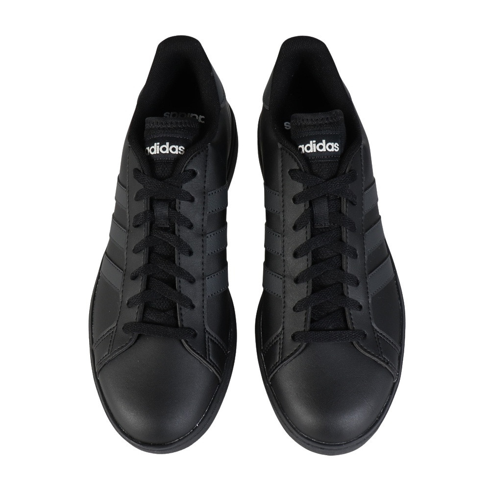 アディダス（adidas）（メンズ、レディース）スニーカー グランドコート TD ライフスタイル コート ブラック JH9365 カジュアル スポーツシューズ 靴