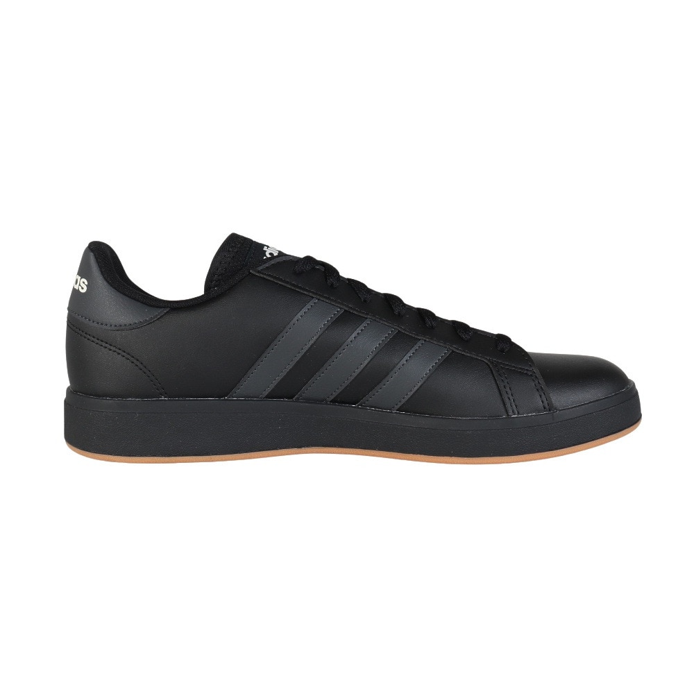アディダス（adidas）（メンズ、レディース）スニーカー グランドコート TD ライフスタイル コート ブラック JH9365 カジュアル スポーツシューズ 靴